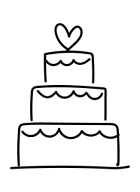 ケーキのアイコン
